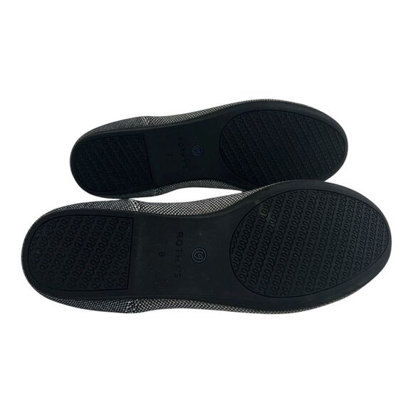Rothy’s Womens Size 8 The Flat Grey Birdseye Round Toe Flats - Picture 8 of 10